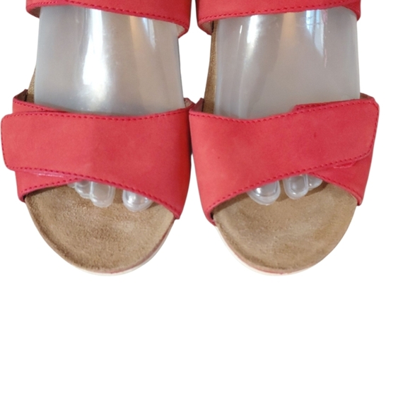 Dansko Vienna Red Double Strap Comfort Sandal Slide Size 8 - Picture 10 of 10
